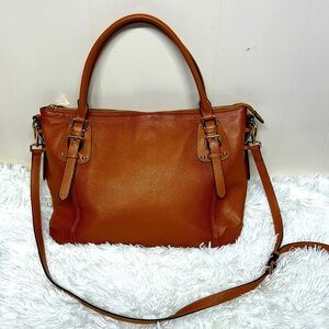 Kattee Genuine Leather Tote Bag Large Brown Designer Minimalist Chic Versatile